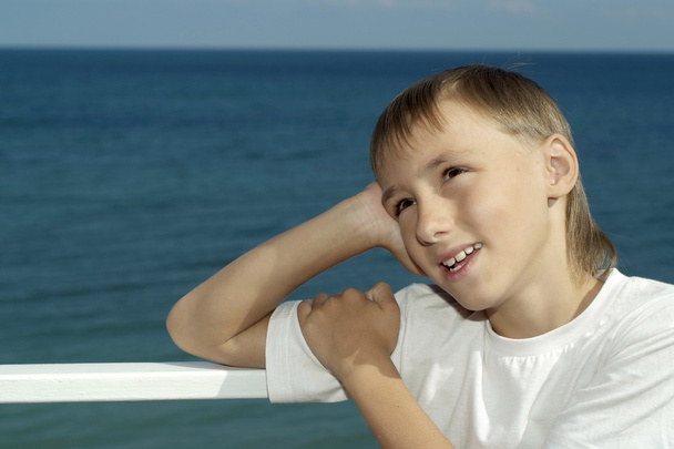 portrait of a happy young boy - Foto, Imagen