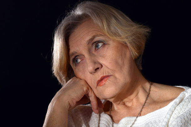 portrait of thoughtful woman - Fotó, kép