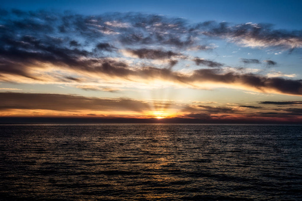 Sunset over the Adriatic Sea - Фото, зображення