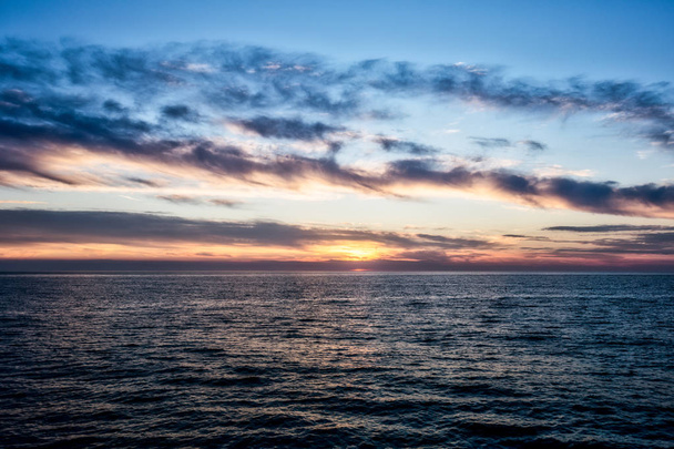 Sunset over the Adriatic Sea - Фото, зображення