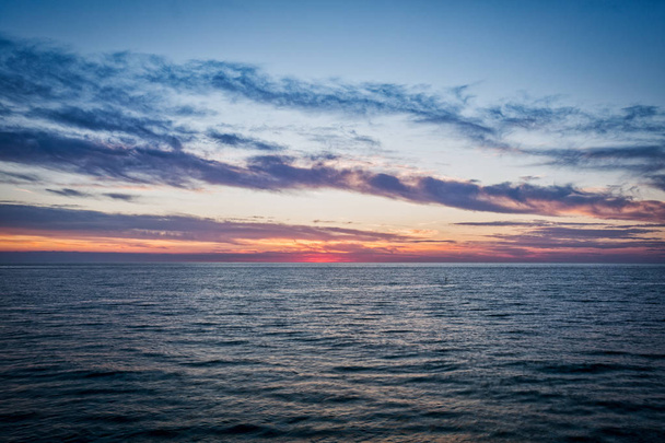 Sunset over the Adriatic Sea - Foto, afbeelding