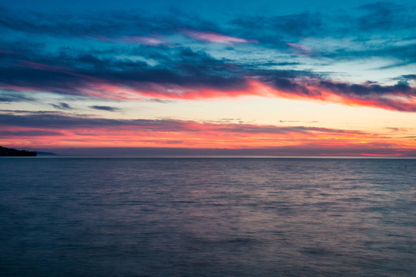 Ηλιοβασίλεμα στην Αδριατική Θάλασσα - Φωτογραφία, εικόνα