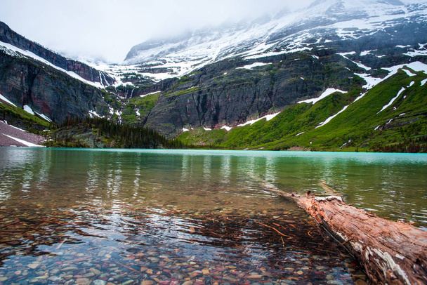 Grinnell Lake Shore - Foto, afbeelding