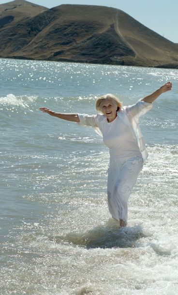 happy older woman - Foto, imagen