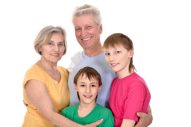 Grandparents and grandchildren - Фото, зображення
