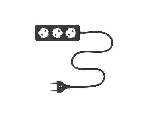 konektor elektrické zásuvky, ilustrace - Vektor, obrázek