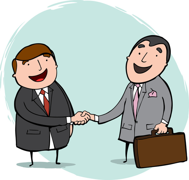 Accord entre hommes d'affaires
 - Vecteur, image