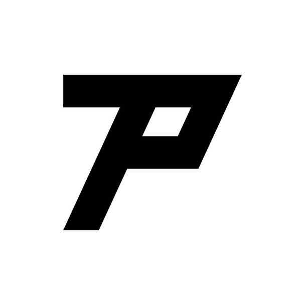 文字 7p ロゴデザインベクトル - ベクター画像