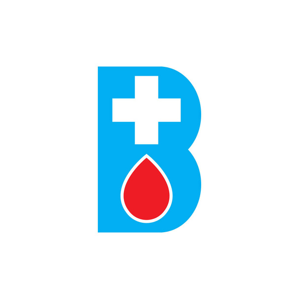 Вектор дизайна логотипа Blood Donation Care
 - Вектор,изображение
