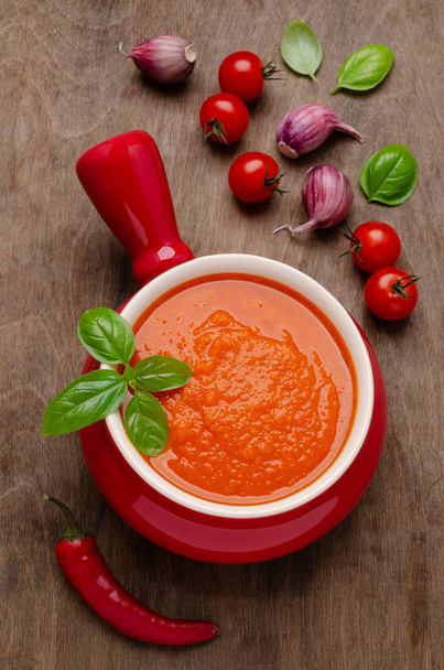 hausgemachte Gemüse rote Sauce - Foto, Bild