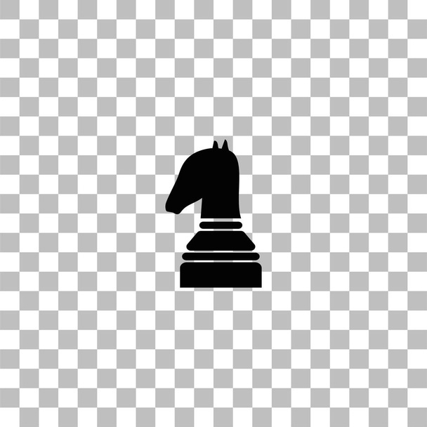 Chess icon flat - Vector, Image