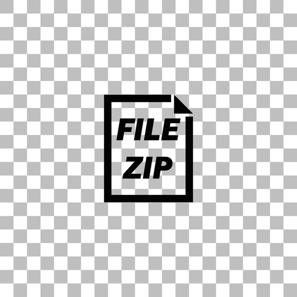 File ZIP icona piatta
 - Vettoriali, immagini