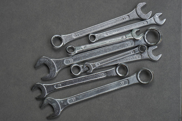 wrench in many size for fix and maintenance services - Foto, immagini