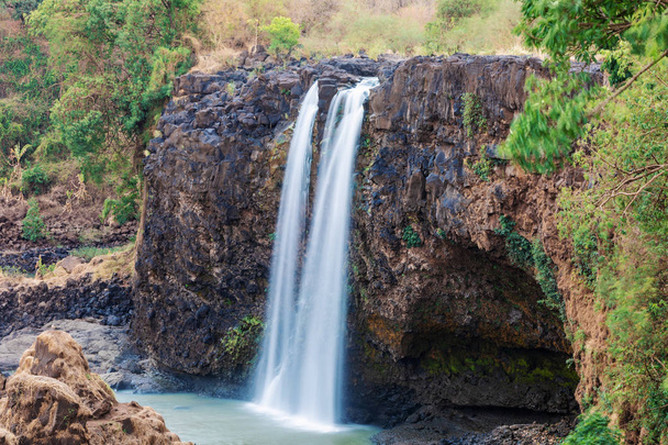 ブルーナイルの滝、エチオピア、アフリカ - 写真・画像