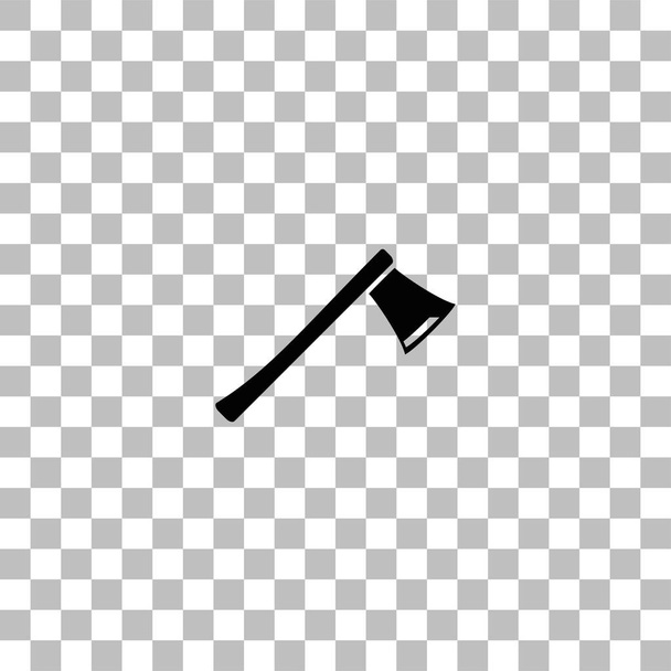 Axe icon flat - Vector, Image