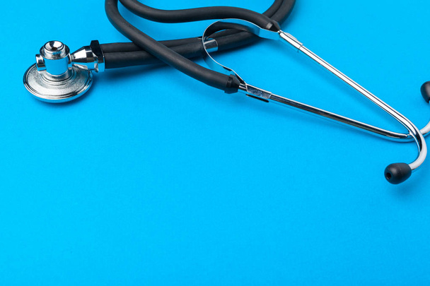 Medical Concept. Top view of stethoscope - 写真・画像