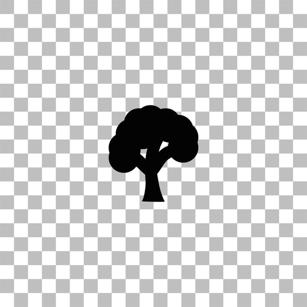 Symbol stromu plochý - Vektor, obrázek