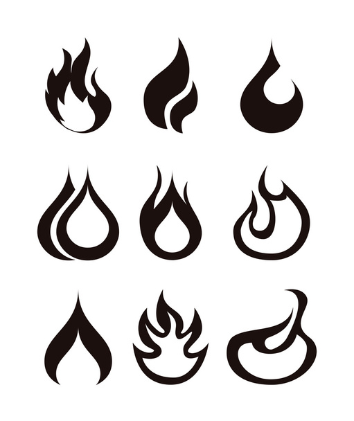 icono de llamas
 - Vector, imagen