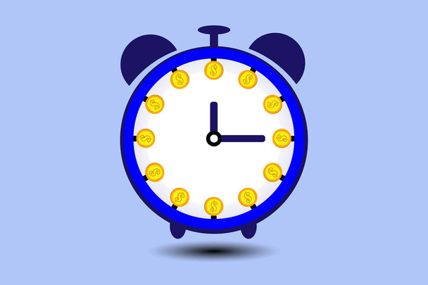 orologio nel concetto di tempo e denaro
 - Vettoriali, immagini