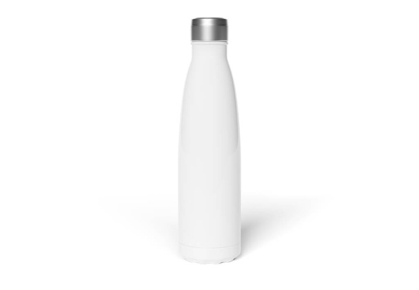 Isothermal sport bottle isolated on white mockup 3D rendering - Fotó, kép