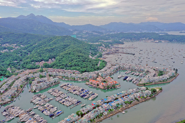 Marina Cove, Nam Wai em Sai Kung 4 Ago 2019
 - Foto, Imagem