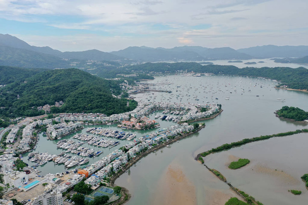 Marina Cove, nam Wai bij Sai Kung 4 aug 2019 - Foto, afbeelding