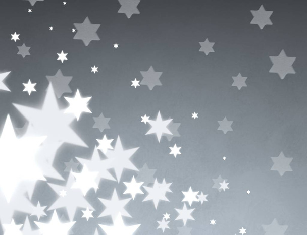 vector seamless pattern with snowflakes - 写真・画像