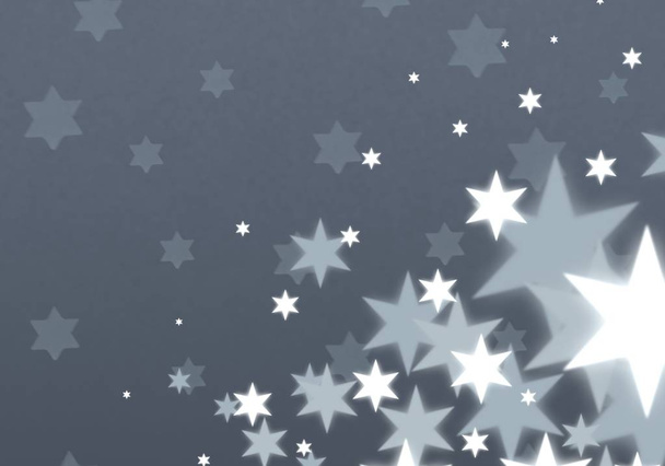 vector seamless pattern with stars - Photo, Image