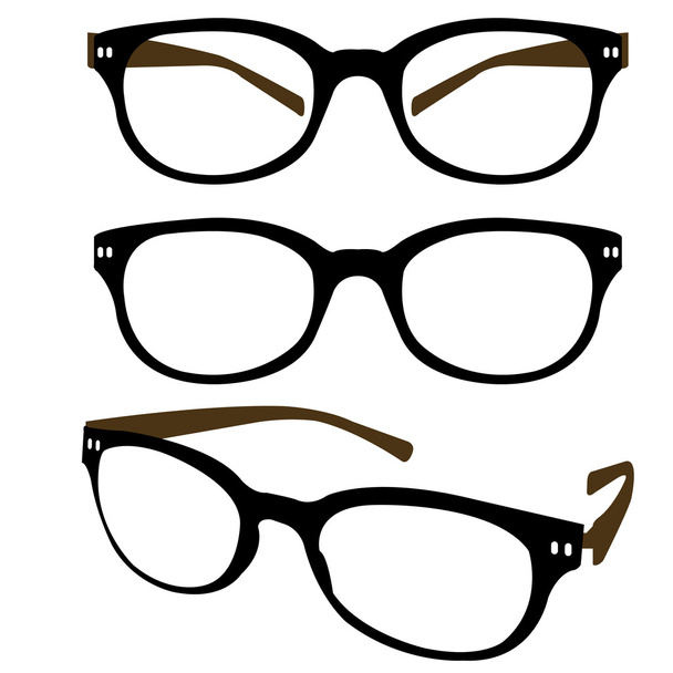 gözlük vektör - Vektör, Görsel