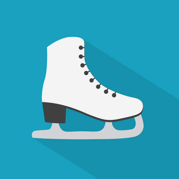 hielo patines figura icon- vector ilustración
 - Vector, Imagen