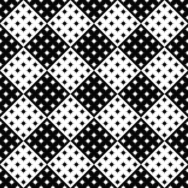 Černý a bílý abstraktní geometrický vzor vzorku pozadí - Vektor, obrázek