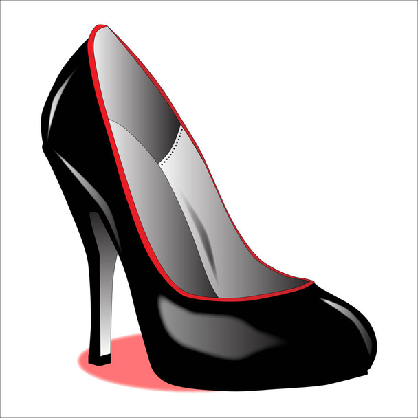 Stiletto Heel Shoe - Vector, Image