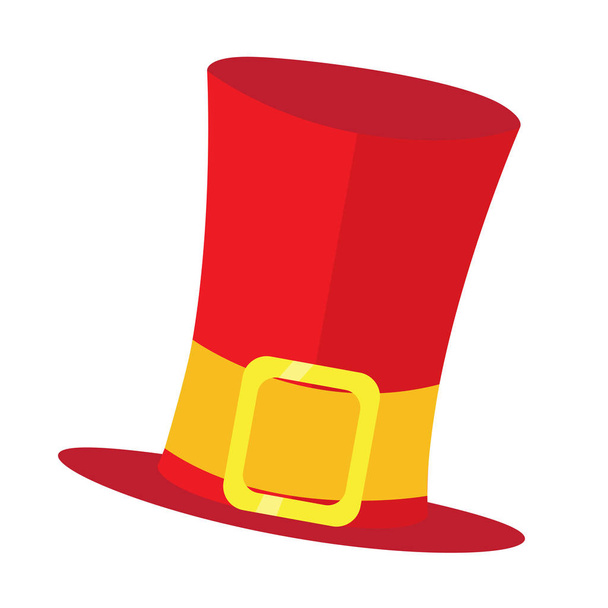 Isolated red tophat - Vecteur, image