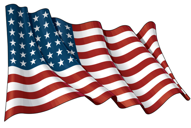 Bandera de EE.UU. Primera Guerra Mundial-Segunda Guerra Mundial (48 estrellas
) - Foto, imagen