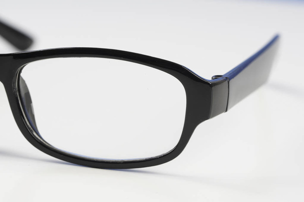 nerd eyeglasses over white background - Фото, зображення