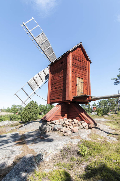 Aland Islands, Finland - July 12, 2019 - Jan Karlsgorden museum - Foto, Bild