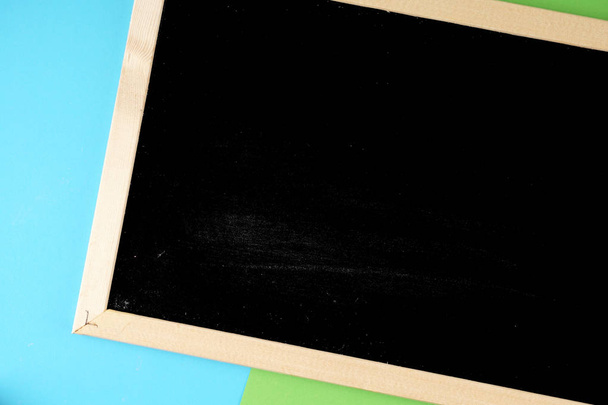 教育のための黒いボード上の空きスペース  - 写真・画像