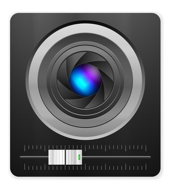 Icono de cámara fotográfica - Vector, imagen