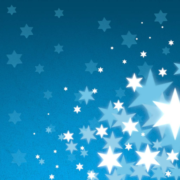 abstract  Christmas background with snowflakes  - Zdjęcie, obraz
