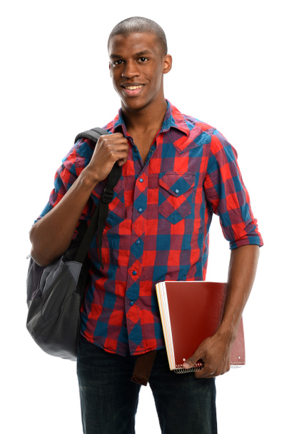 jonge zwarte student - Foto, afbeelding