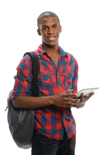 genç siyah öğrenci - Fotoğraf, Görsel