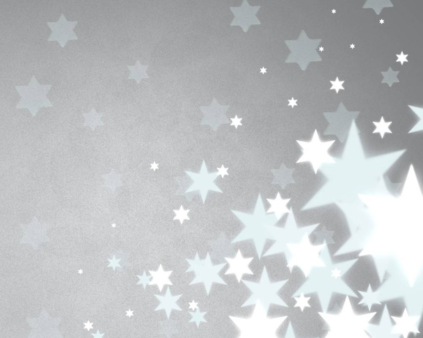 christmas shiny background with snowflakes - Photo, Image