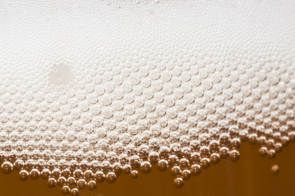 Close up of beer bubbles - Photo, Image