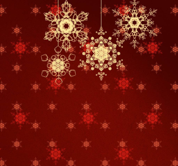 abstract christmas background with copy space - Photo, image