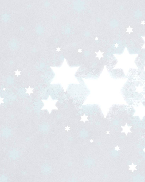 abstrato fundo de natal com flocos de neve - Foto, Imagem