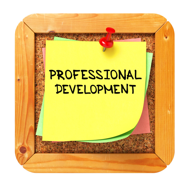 Professional Development. Sticker on Bulletin. - Photo, Image