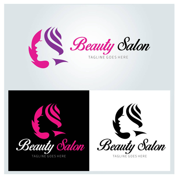 Logo del salone di bellezza - Vettoriali, immagini