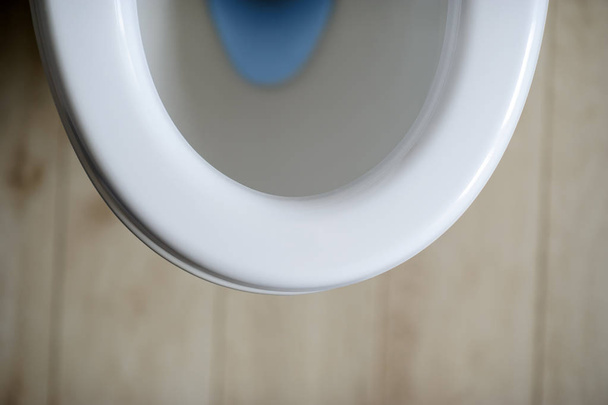 New ceramic toilet bowl at home - 写真・画像