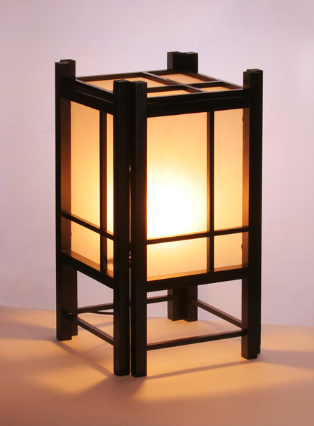 Японская настольная лампа
 - Фото, изображение