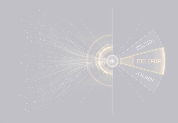 Reprezentacja kodu danych Big Data - Wektor, obraz